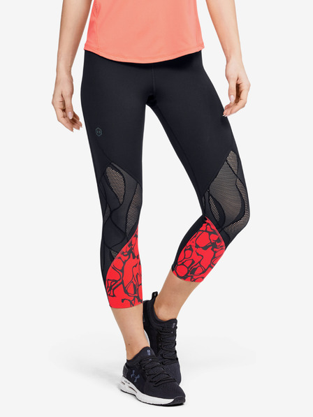 Under Armour Dámské kompresní legíny Under Armour Rush Vent Iridescent Graphic Cro