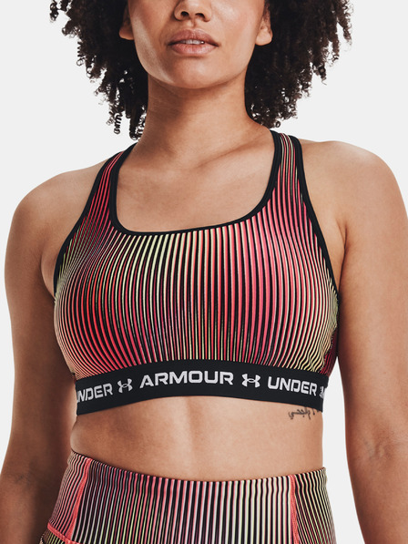 Under Armour Dámská podprsenka Under Armour Crossback Mid Print