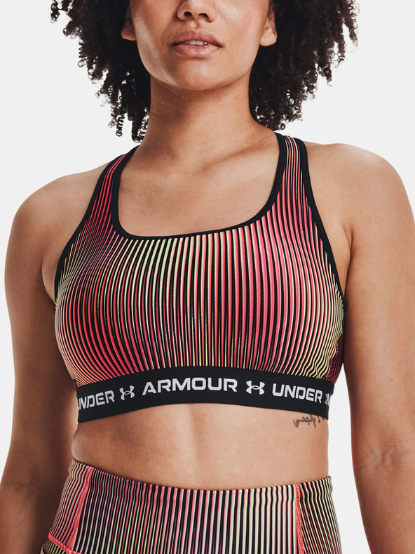 Under Armour Dámská podprsenka Under Armour Crossback Mid Print