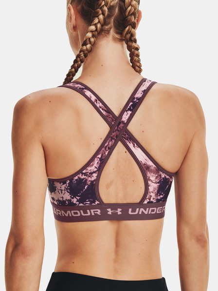 Under Armour Dámská podprsenka Under Armour Crossback Mid Print