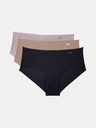 Under Armour Dámské kalhotky Under Armour PS Hipster (3ks)