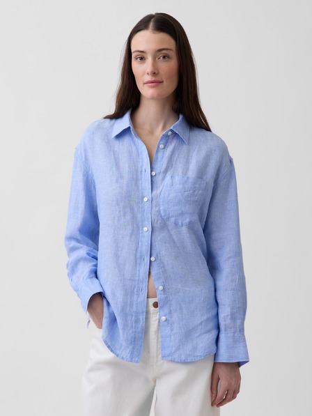 GAP Lněná oversize košile GAP
