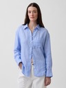 GAP Lněná oversize košile GAP