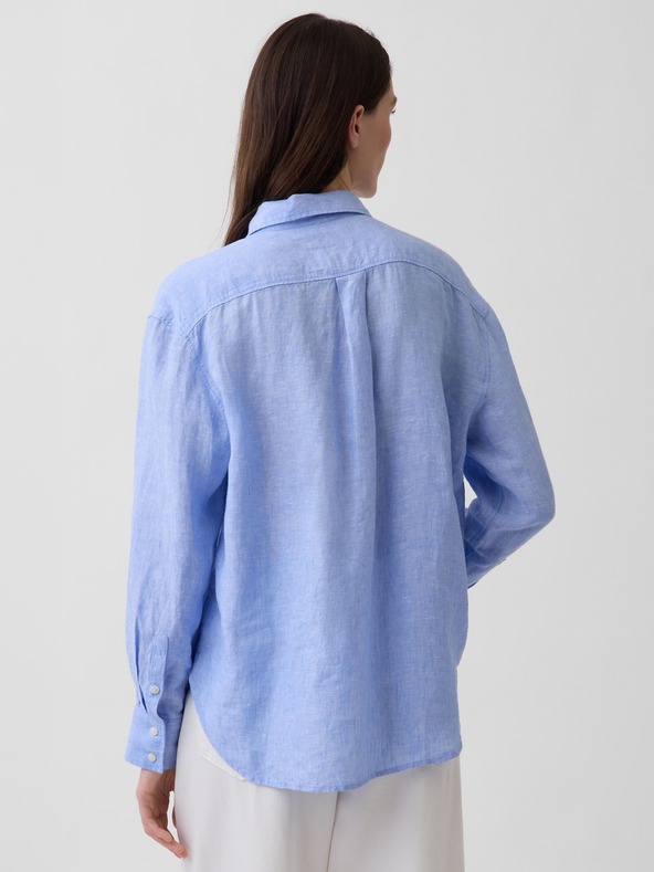 GAP Lněná oversize košile GAP