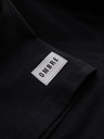 Ombre Clothing Pánské bavlněné tričko s potiskem College - V2 black OM-TSPT-0269 Ombre Clothing
