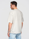 Ombre Clothing Tričko OM-TSBC-0291 - černá/bílá/světle olivová Ombre Clothing