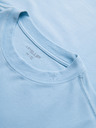 Ombre Clothing Tričko OM-TSBC-0291 - černá/světle modrá/bílá Ombre Clothing