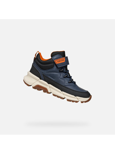 Geox Tmavě modrá chlapecká kotníková obuv Geox Flexyper Plus