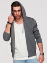 Ombre Clothing Pánská bavlněná mikina BASIC s rozepínáním  Ombre Clothing