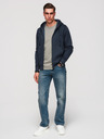 Ombre Clothing Pánská bavlněná elastická mikina BASIC  Ombre Clothing