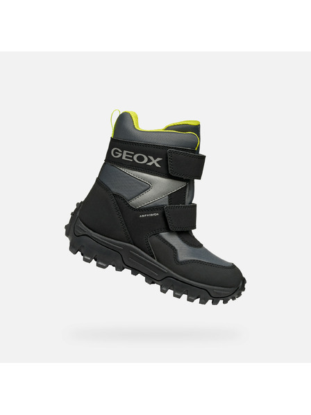 Geox Šedá chlapecká kotníková obuv Geox Himalaya B ABX