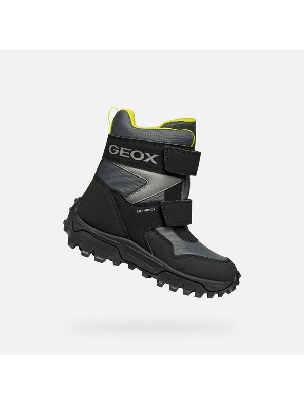 Geox Šedá chlapecká kotníková obuv Geox Himalaya B ABX
