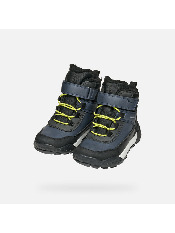 Geox Tmavě modrá chlapecká kotníková obuv Geox Trekkyup ABX