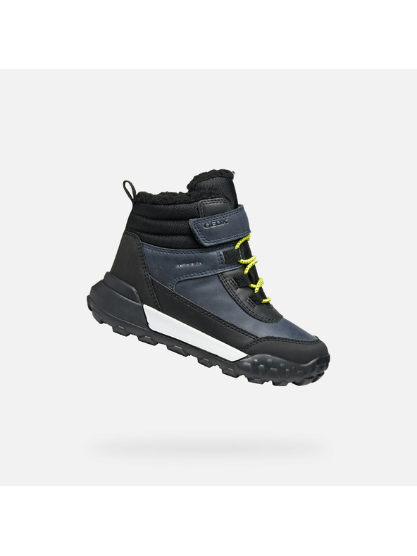 Geox Tmavě modrá chlapecká kotníková obuv Geox Trekkyup ABX