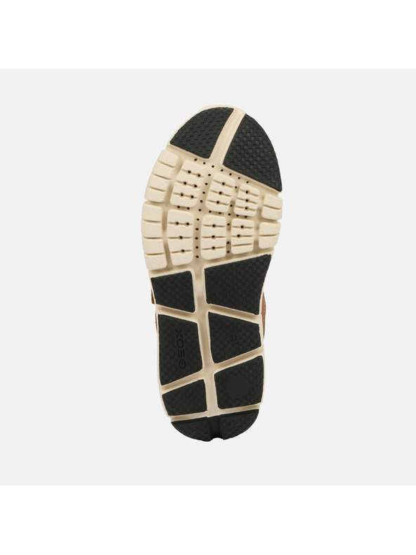 Geox Hnědá chlapecká kotníková obuv Geox Flexyper Boy