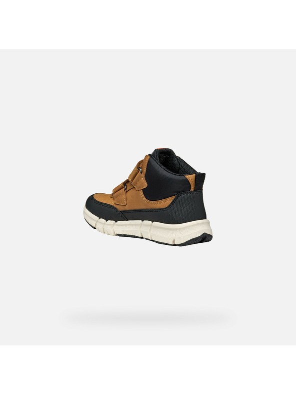 Geox Hnědá chlapecká kotníková obuv Geox Flexyper Boy