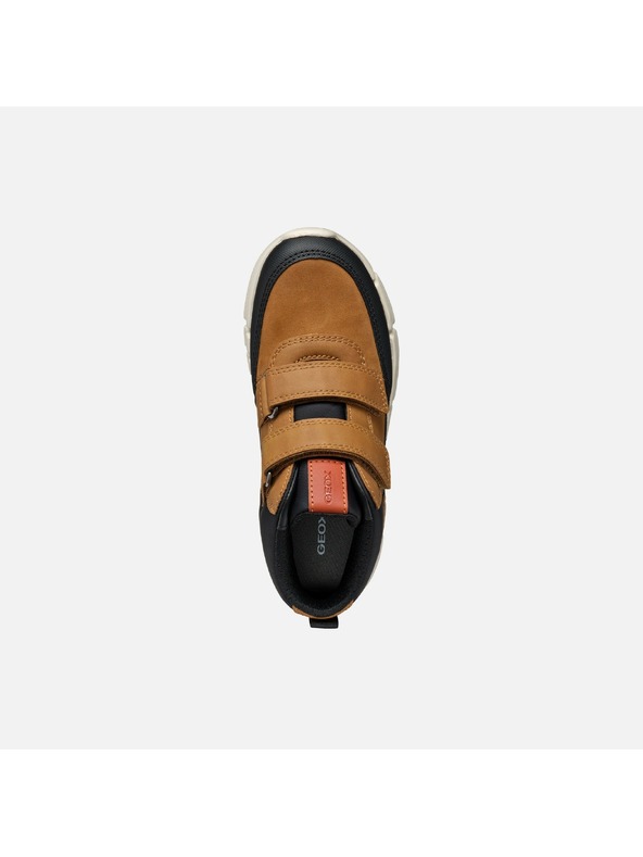 Geox Hnědá chlapecká kotníková obuv Geox Flexyper Boy
