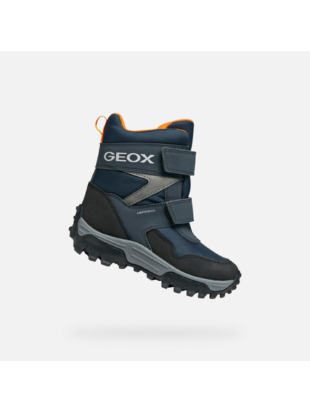 Geox Tmavě modrá chlapecká zimní obuv Geox Himalaya B ABX