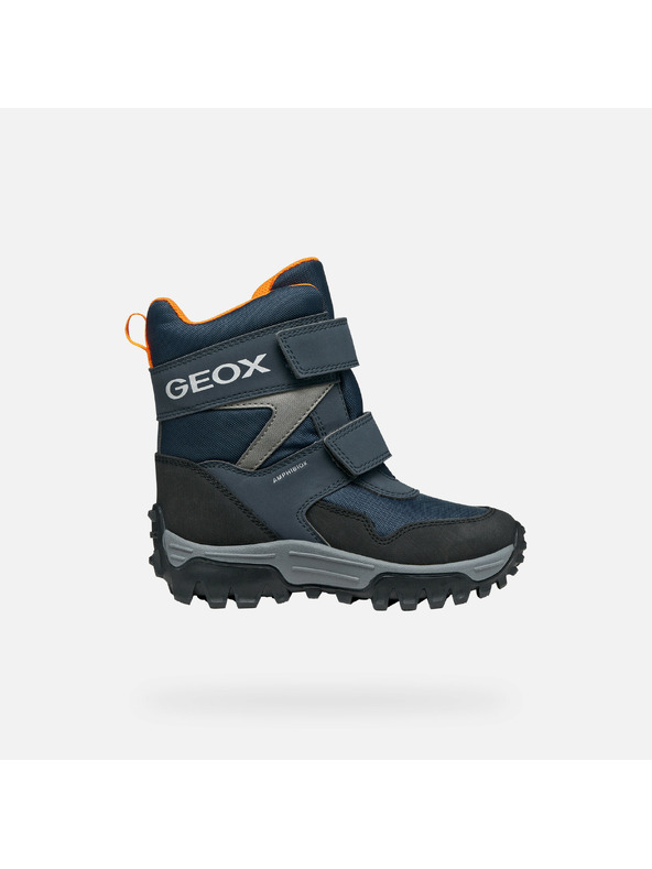 Geox Tmavě modrá chlapecká zimní obuv Geox Himalaya B ABX