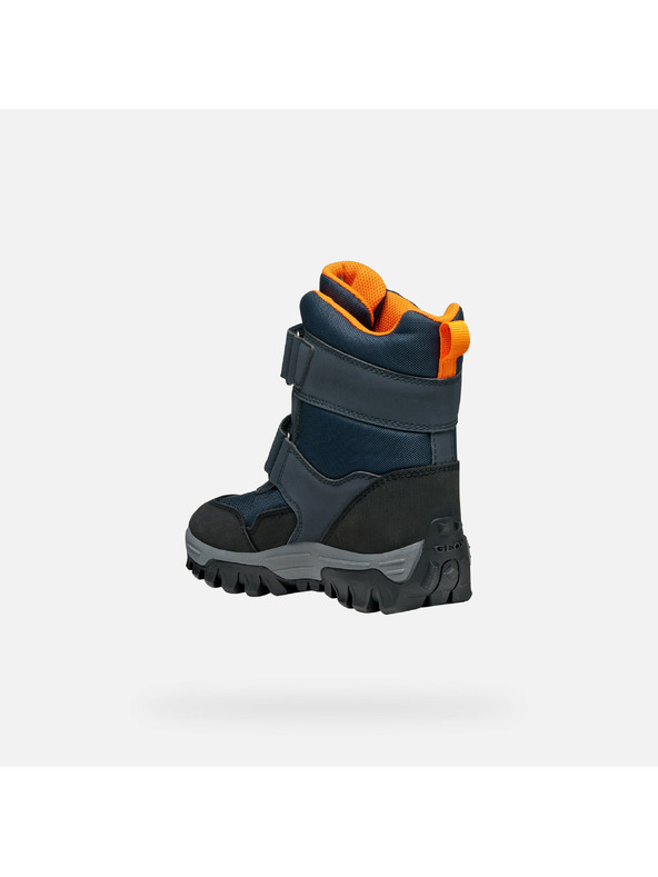 Geox Tmavě modrá chlapecká zimní obuv Geox Himalaya B ABX