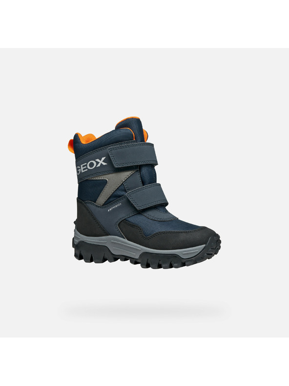 Geox Tmavě modrá chlapecká zimní obuv Geox Himalaya B ABX