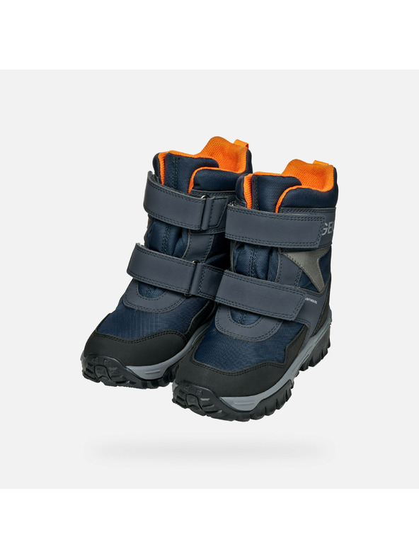 Geox Tmavě modrá chlapecká zimní obuv Geox Himalaya B ABX