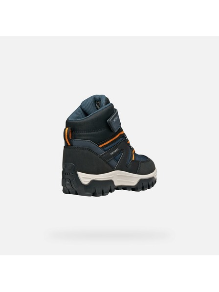 Geox Tmavě modré chlapecké boty pro první krůčky Geox Himalaya Boy B ABX