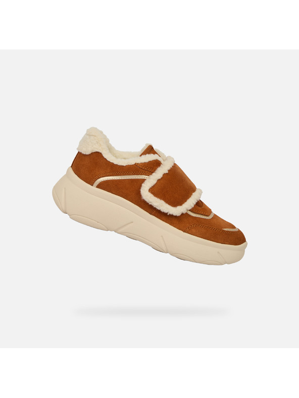 Geox Hnědé dámské tenisky Geox Nebula 2.0 X