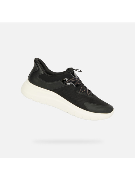 Geox Černé dámské tenisky Geox Plummery Plus