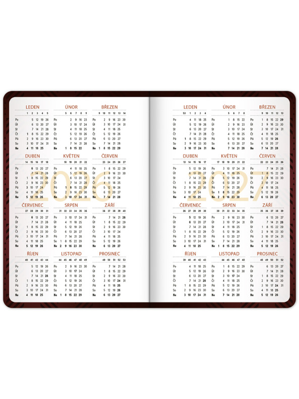 NOTIQUE NOTIQUE Studentský diář Harry Potter (září 2026 – prosinec 2027), 9,8 x 14,5 cm