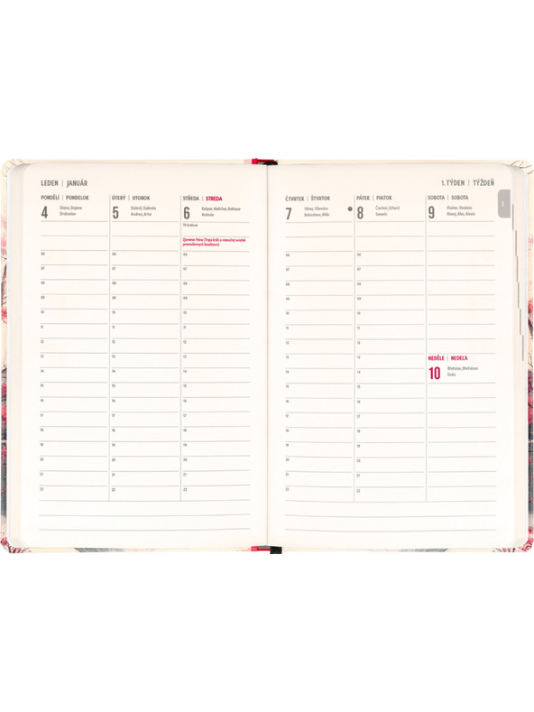 NOTIQUE NOTIQUE 18měsíční diář Petito – Japonsko 2026/2027, 11 x 16 cm