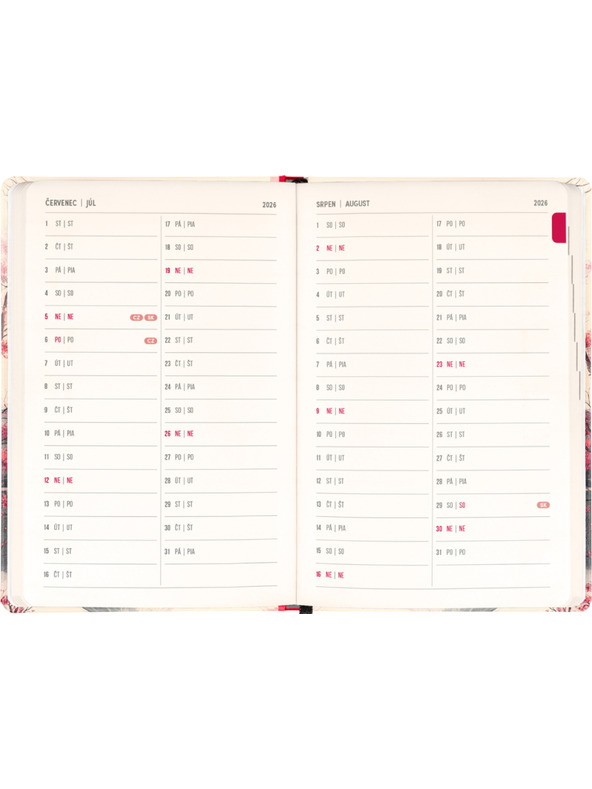 NOTIQUE NOTIQUE 18měsíční diář Petito – Japonsko 2026/2027, 11 x 16 cm