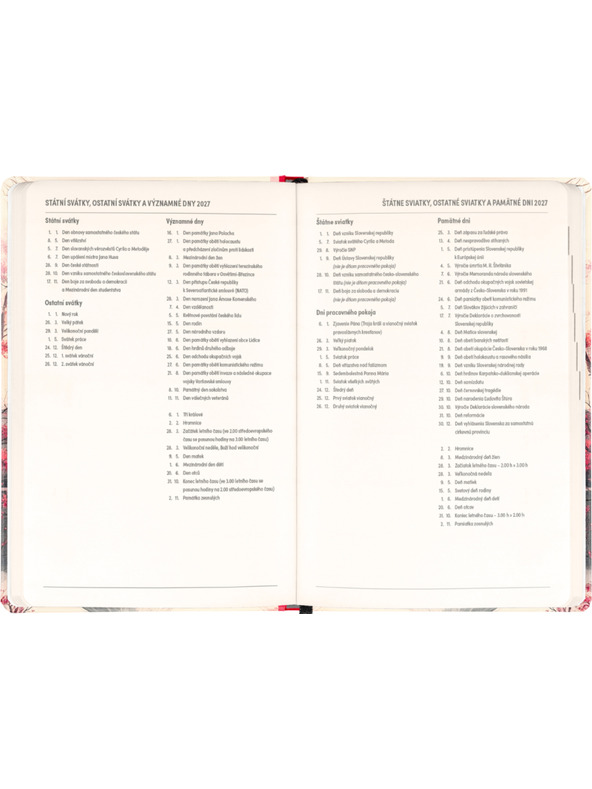 NOTIQUE NOTIQUE 18měsíční diář Petito – Japonsko 2026/2027, 11 x 16 cm