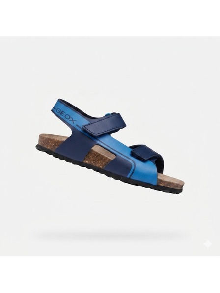 Geox Modré chlapecké sandály Geox Ghita
