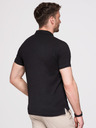Ombre Clothing Pánská bavlněná polokošile BASIC - černá/tmavě modrá/bílá V1 OM-POBS-0171 Ombre Clothing