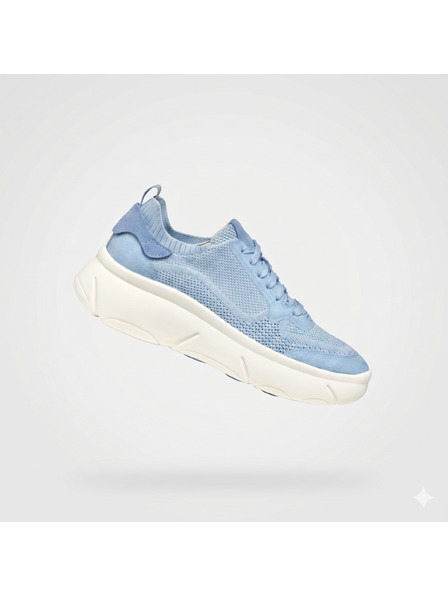 Geox Světle modré dámské tenisky Geox Nebula 2.0 X