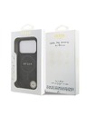 Guess Guess PU Leather 4G Colored Ring MagSafe Zadní Kryt pro iPhone 17 Pro Black