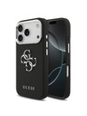 Guess Guess PU Grained 4G Metal Logo Zadní Kryt pro iPhone 17 Pro Black