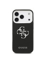 Guess Guess PU Grained 4G Metal Logo Zadní Kryt pro iPhone 17 Pro Black