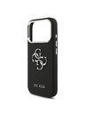 Guess Guess PU Grained 4G Metal Logo Zadní Kryt pro iPhone 17 Pro Black