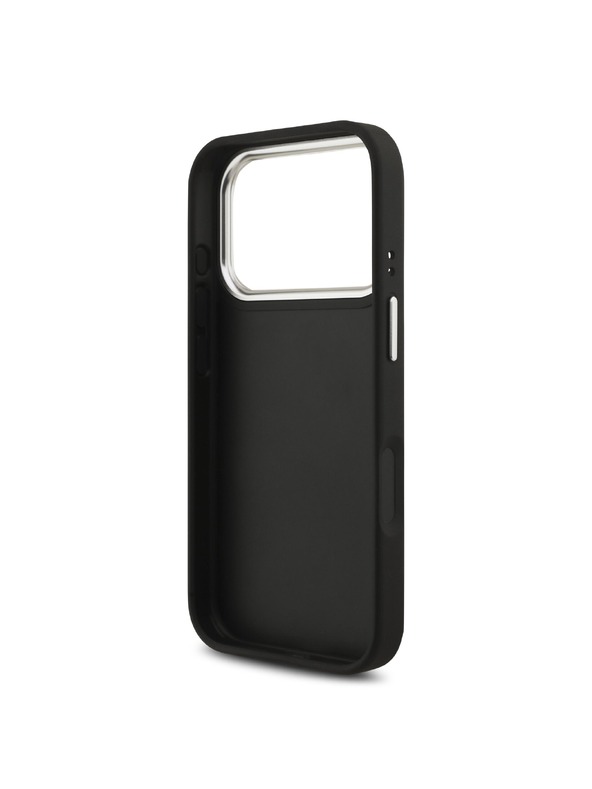 Guess Guess PU Grained 4G Metal Logo Zadní Kryt pro iPhone 17 Pro Black
