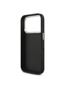 Guess Guess PU Grained 4G Metal Logo Zadní Kryt pro iPhone 17 Pro Black
