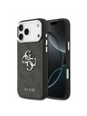 Guess Guess PU 4G Metal Logo Zadní Kryt pro iPhone 17 Pro Max Silver Black