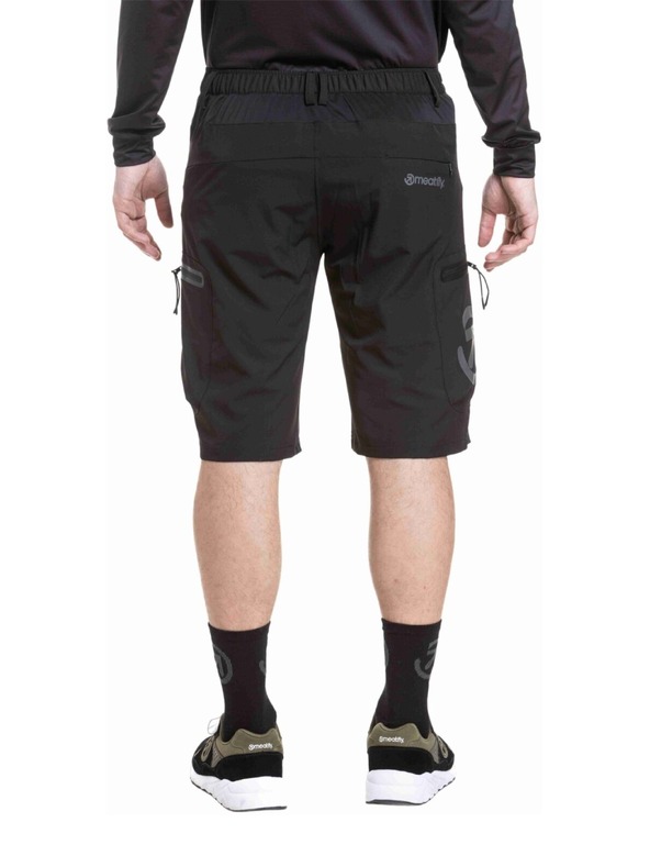 Meatfly Meatfly pánské bike kraťasy Duke Black / Gray
