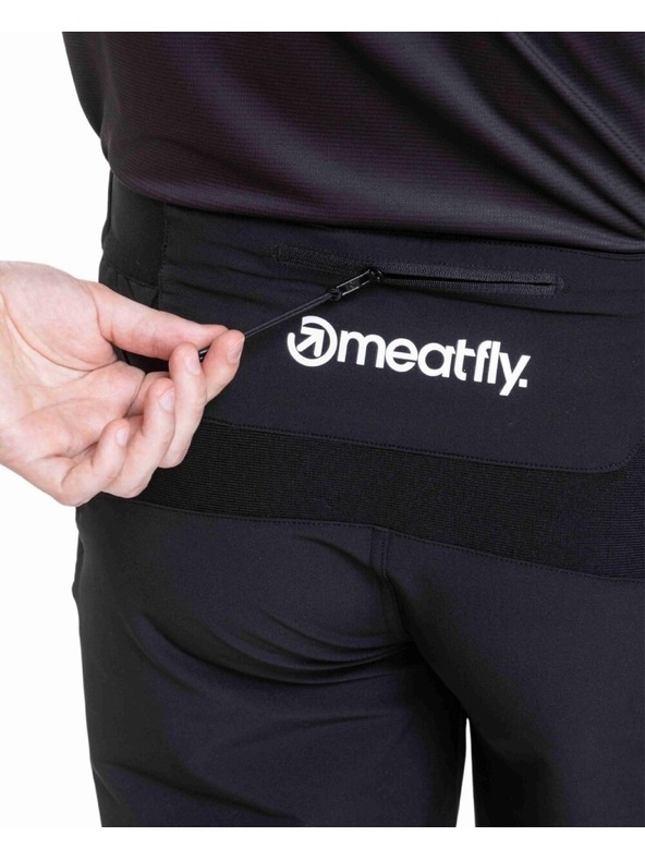 Meatfly Meatfly pánské bike kraťasy Brake Black / White