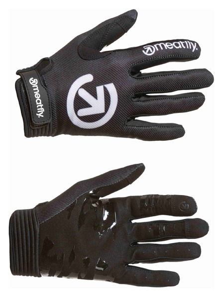 Meatfly Meatfly bike rukavice Handler Black / White