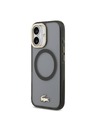 Lacoste Lacoste PC/TPU Frosted Finish Gold Logo MagSafe Zadní Kryt pro iPhone 17 Black