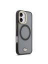 Lacoste Lacoste PC/TPU Frosted Finish Gold Logo MagSafe Zadní Kryt pro iPhone 17 Black