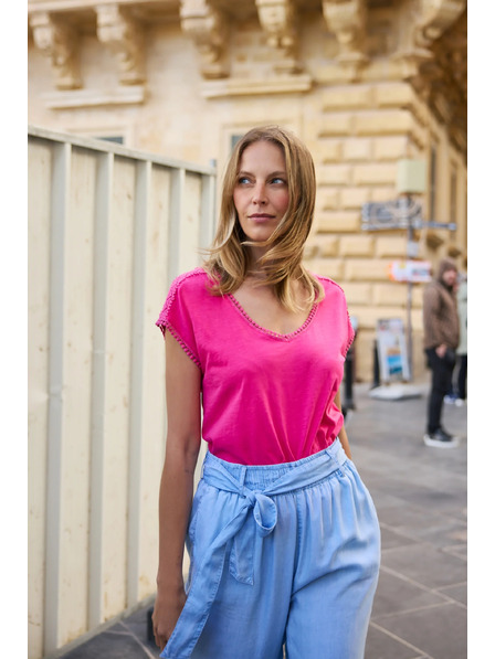 Moodo Halenka bavlněná purpurová Moodo