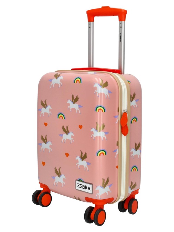 Zebra Trends Dětský kufr Zebra Adventurer 21492 Pink